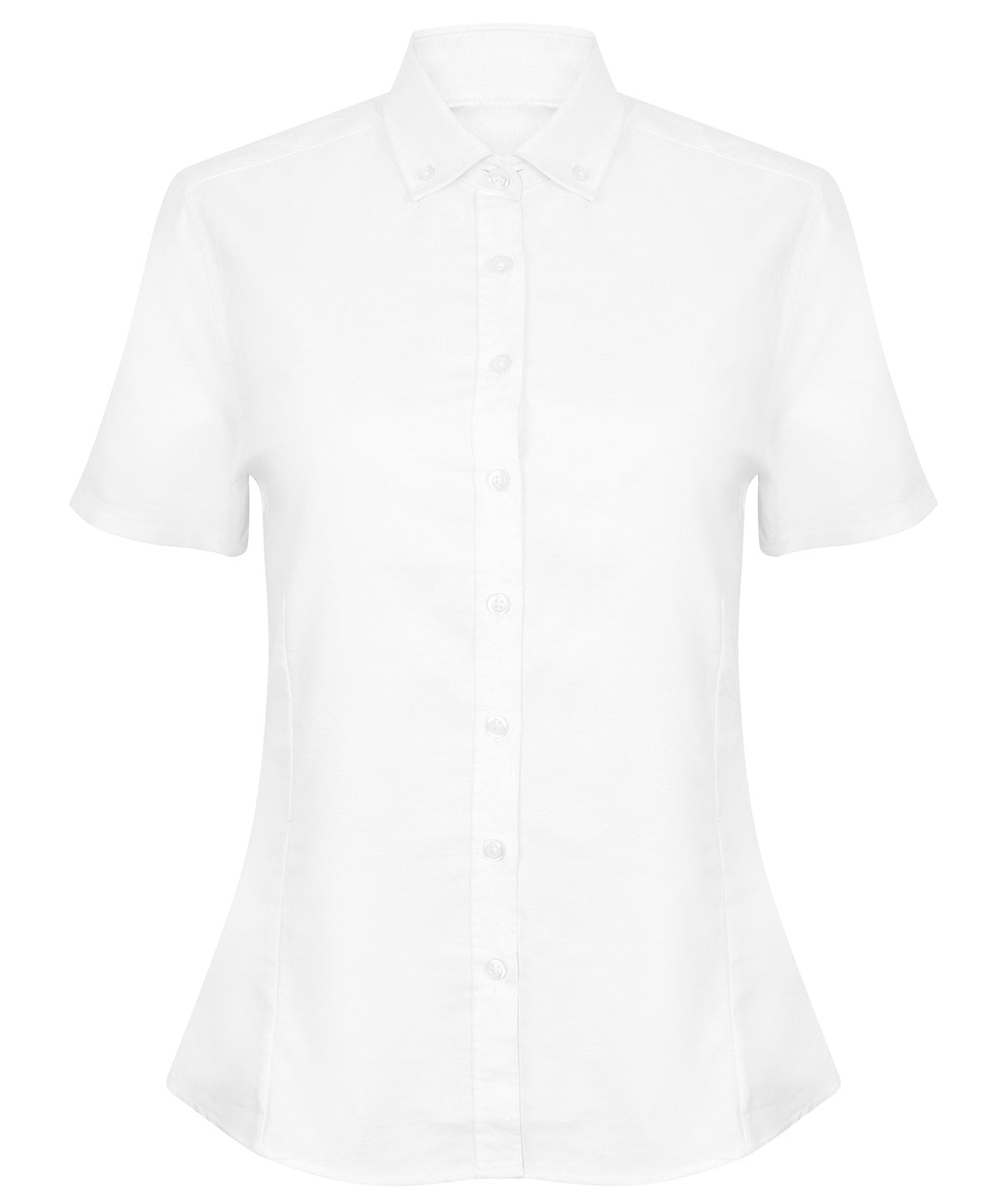 Women's modern short sleeve Oxford shirt