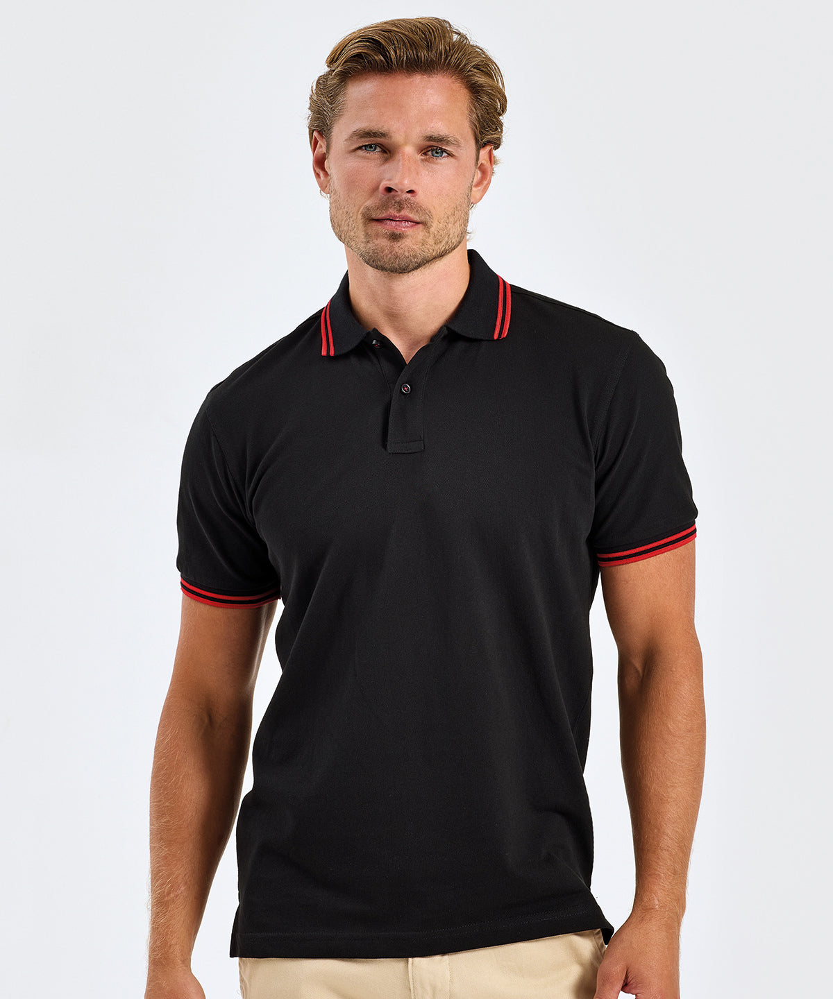 Classic fit tipped polo