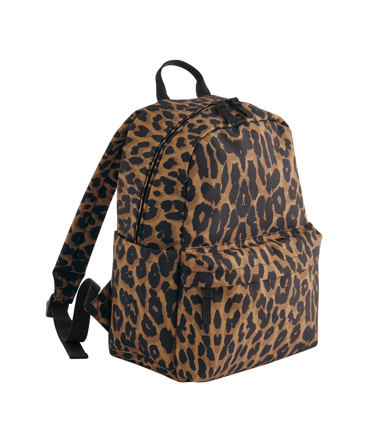 Leopard print mini backpack