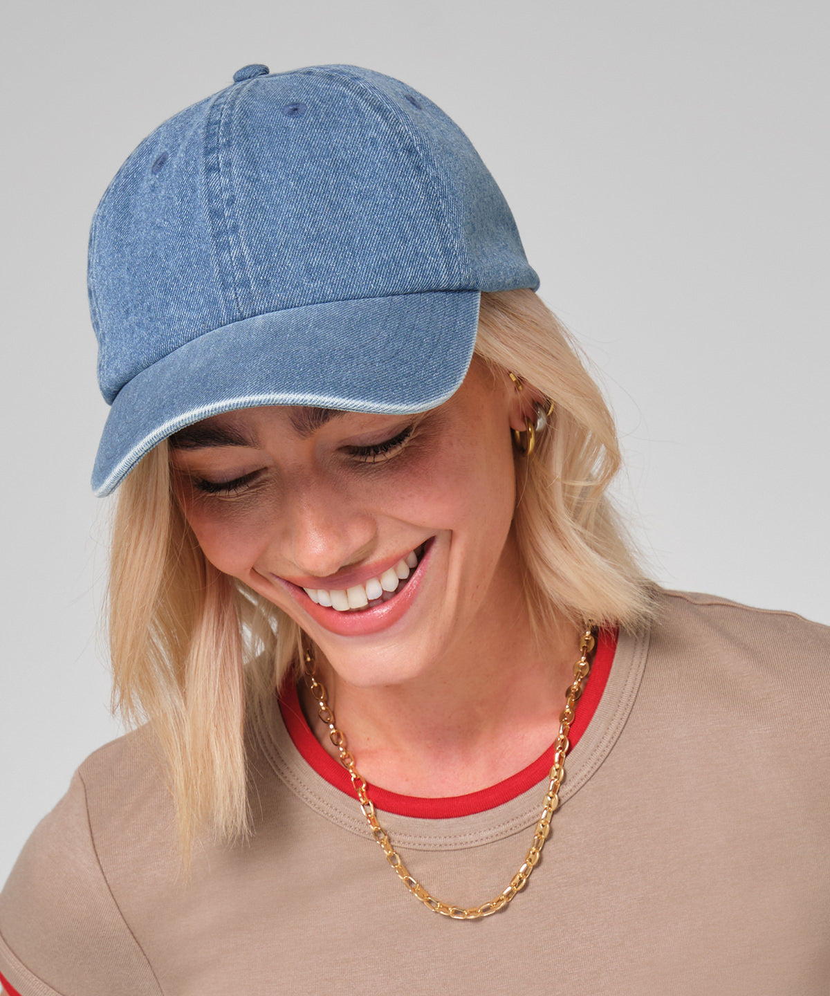 Denim cap
