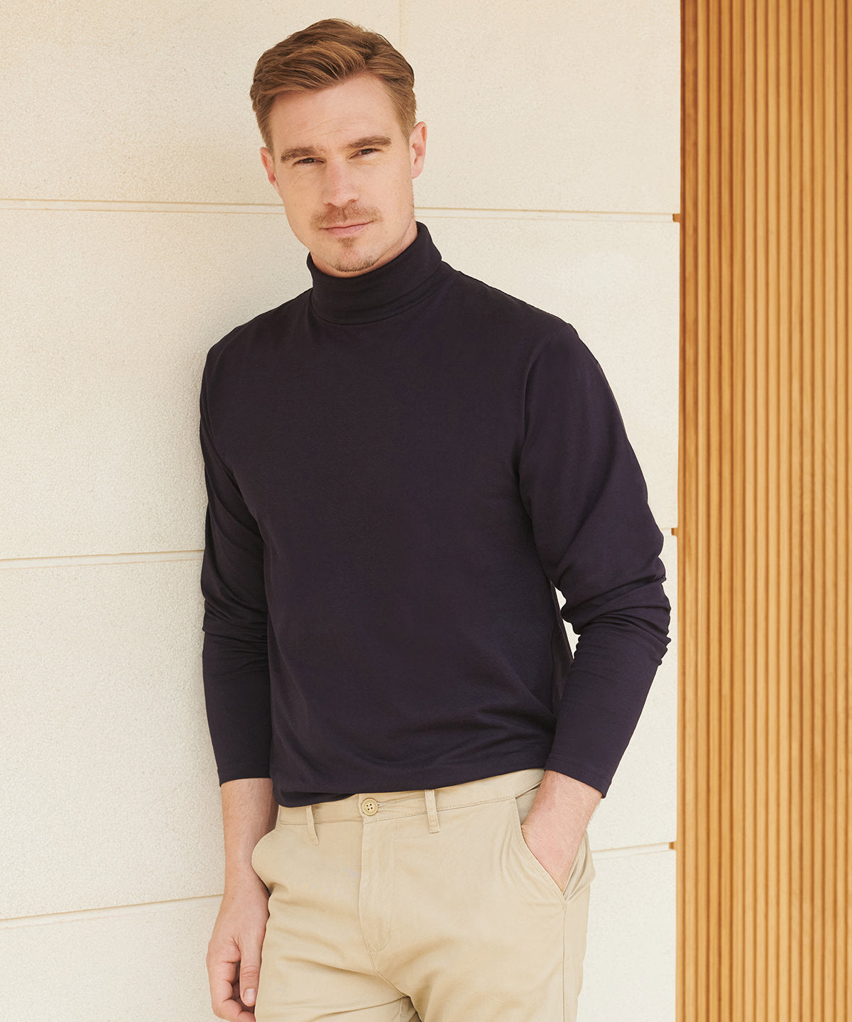 Long sleeve roll neck top