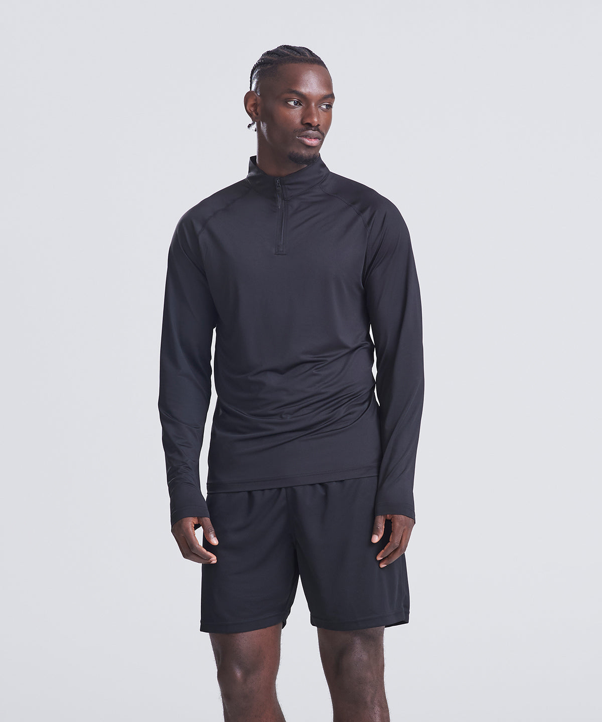 Lightweight active 1/4-zip