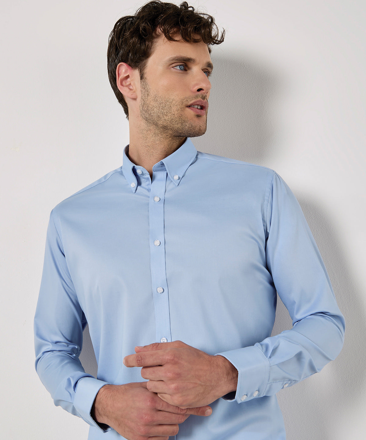 Stretch Oxford shirt long-sleeved (slim fit)