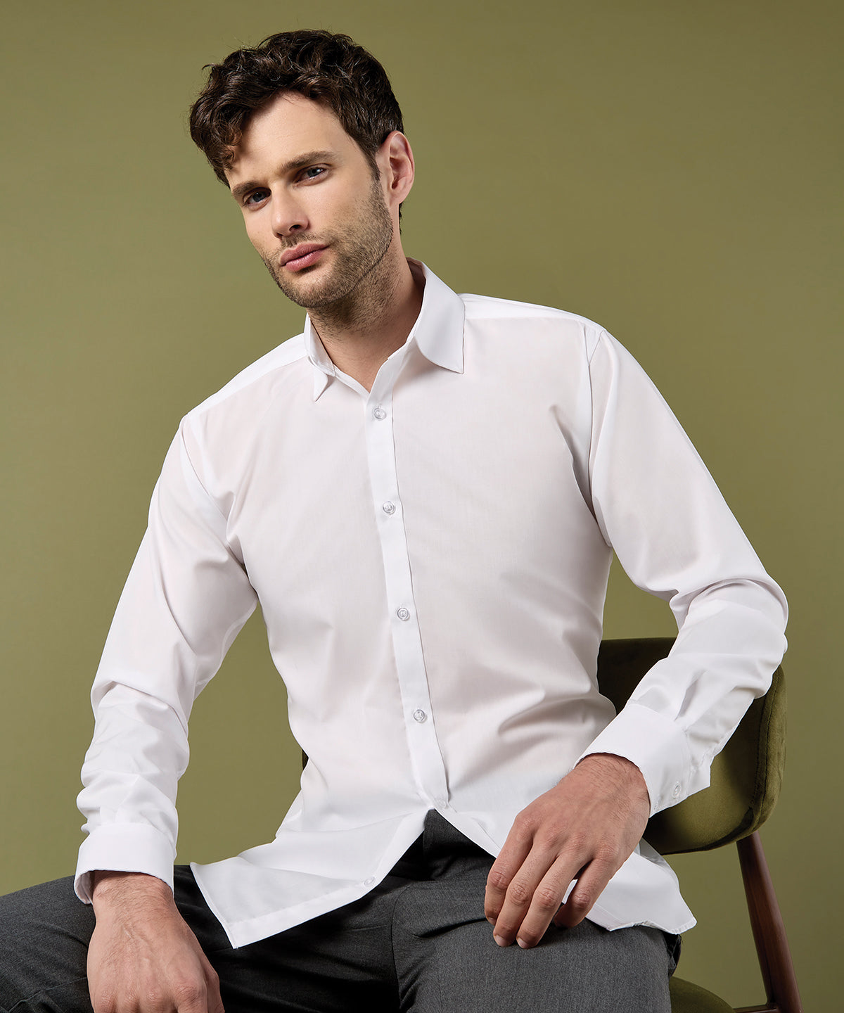Business shirt long-sleeved (slim fit)