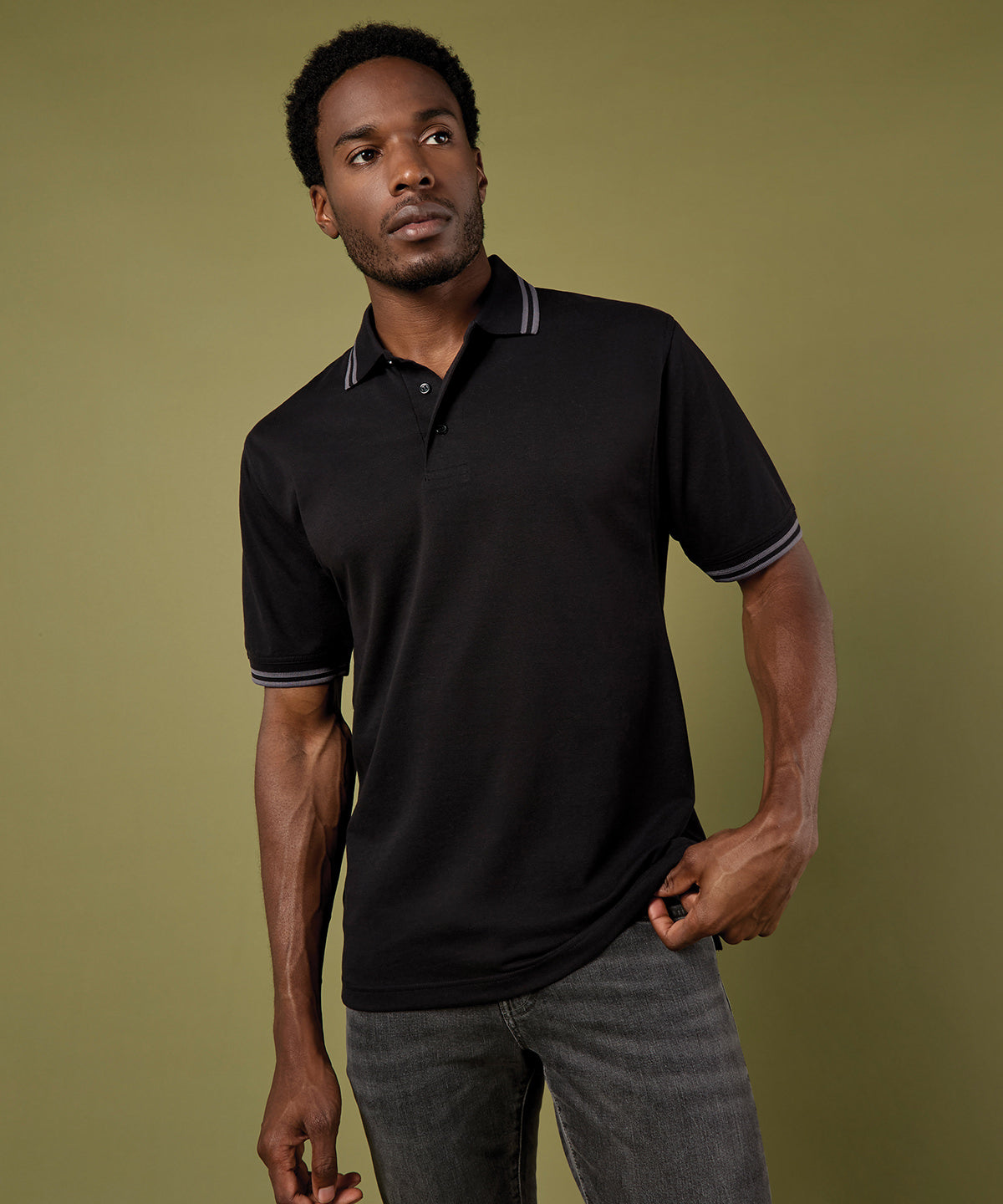 Tipped collar polo (classic fit)
