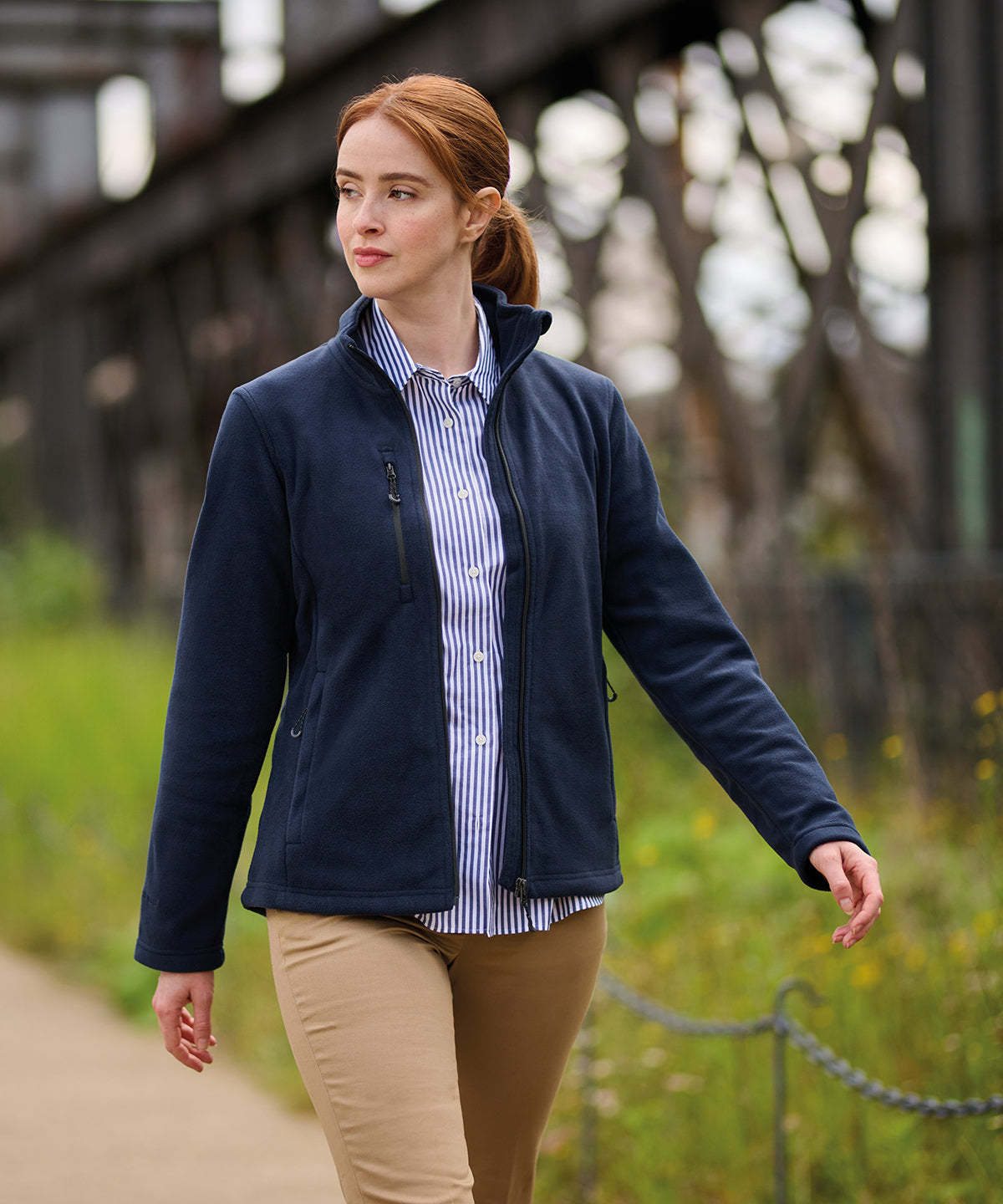 Women's Honestly made recycled full zip fleece