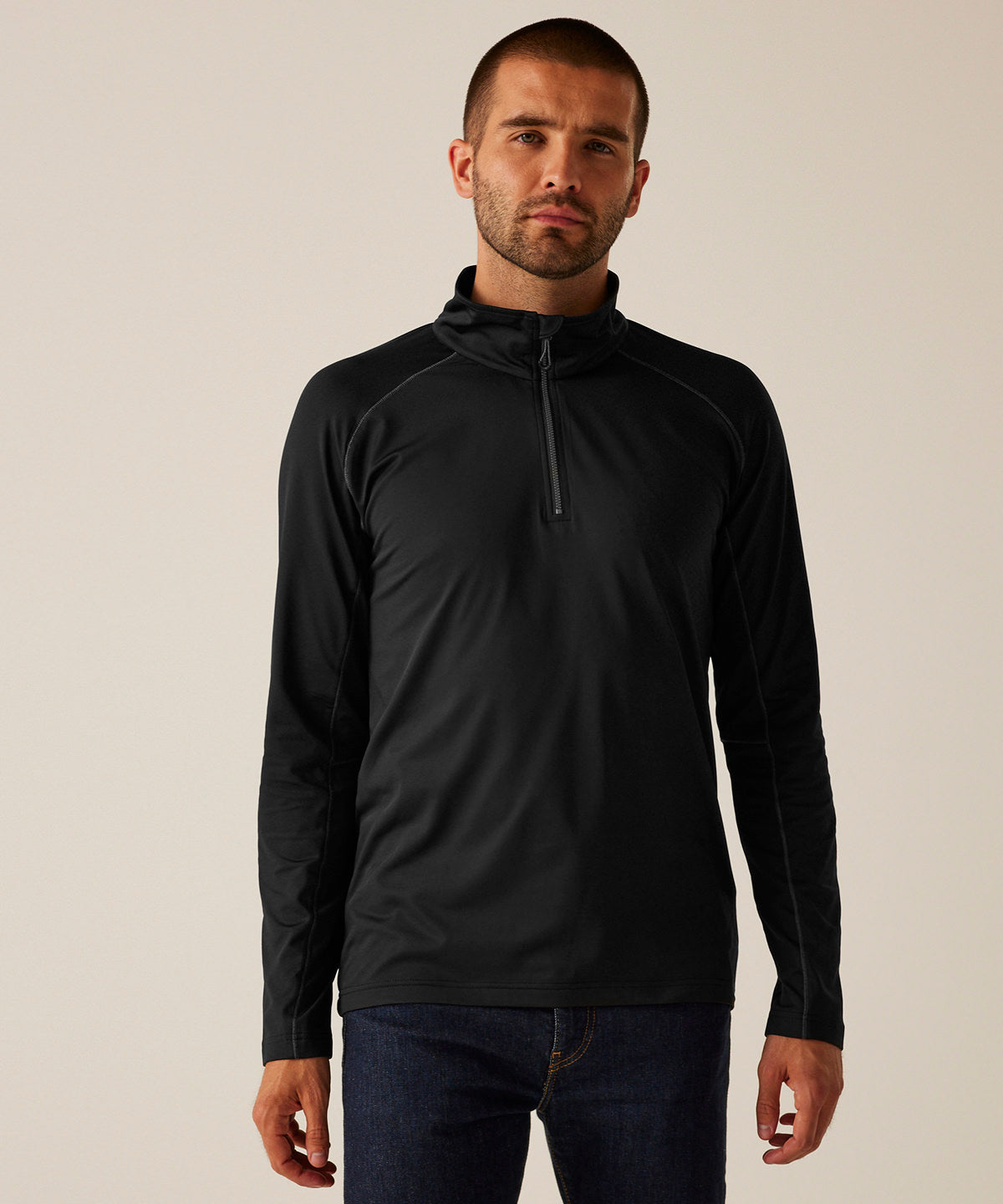 Core stretch half-zip mid-layer