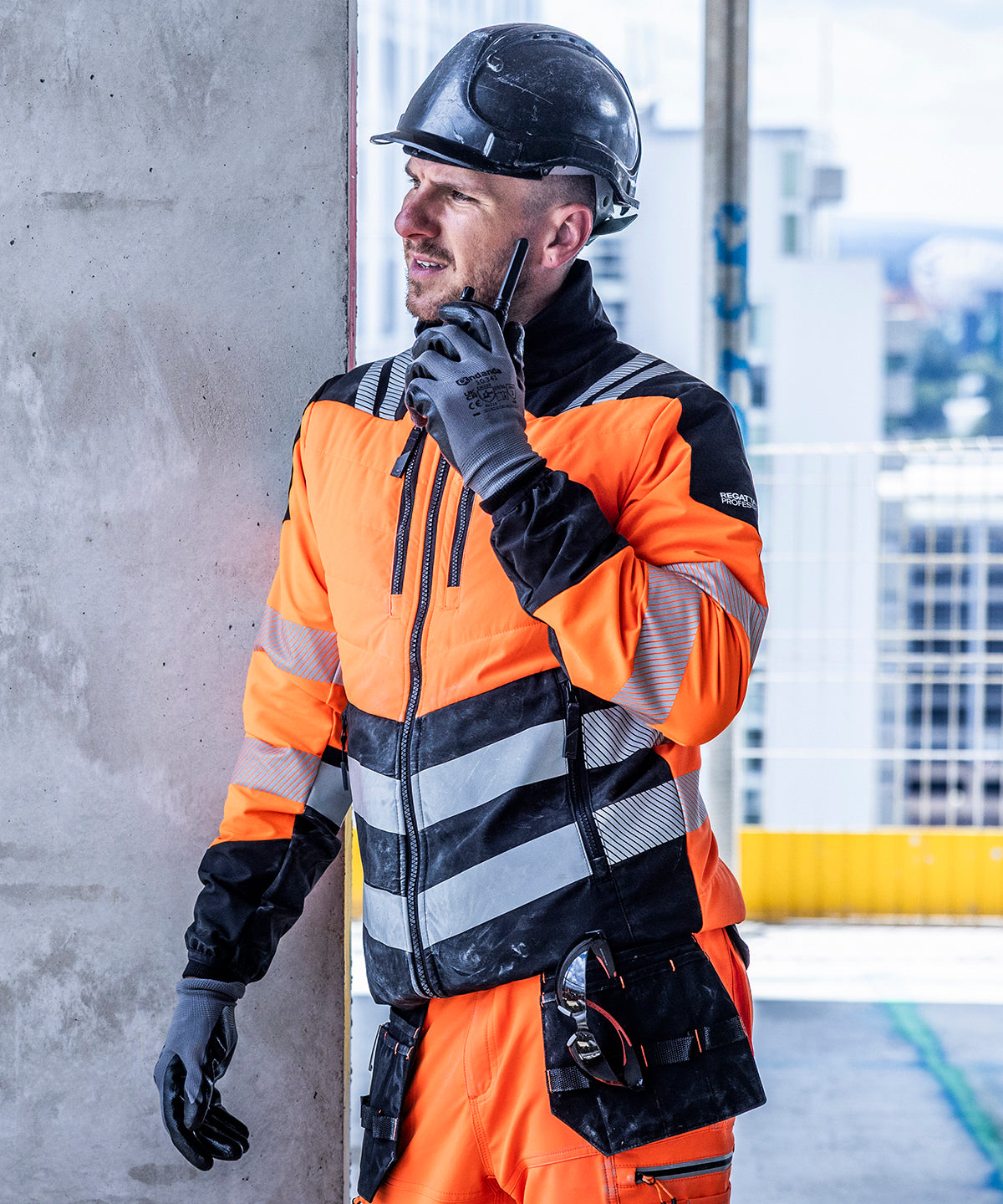 Hi-vis X-pro hybrid jacket (Class 2)