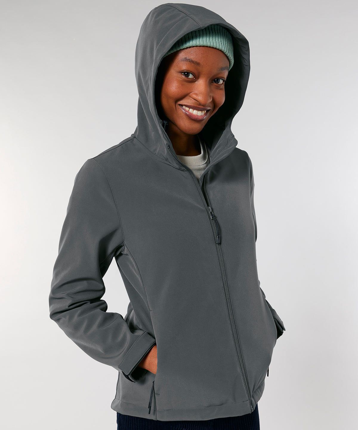 Women’s Stella Discoverer hooded softshell (STJW159)
