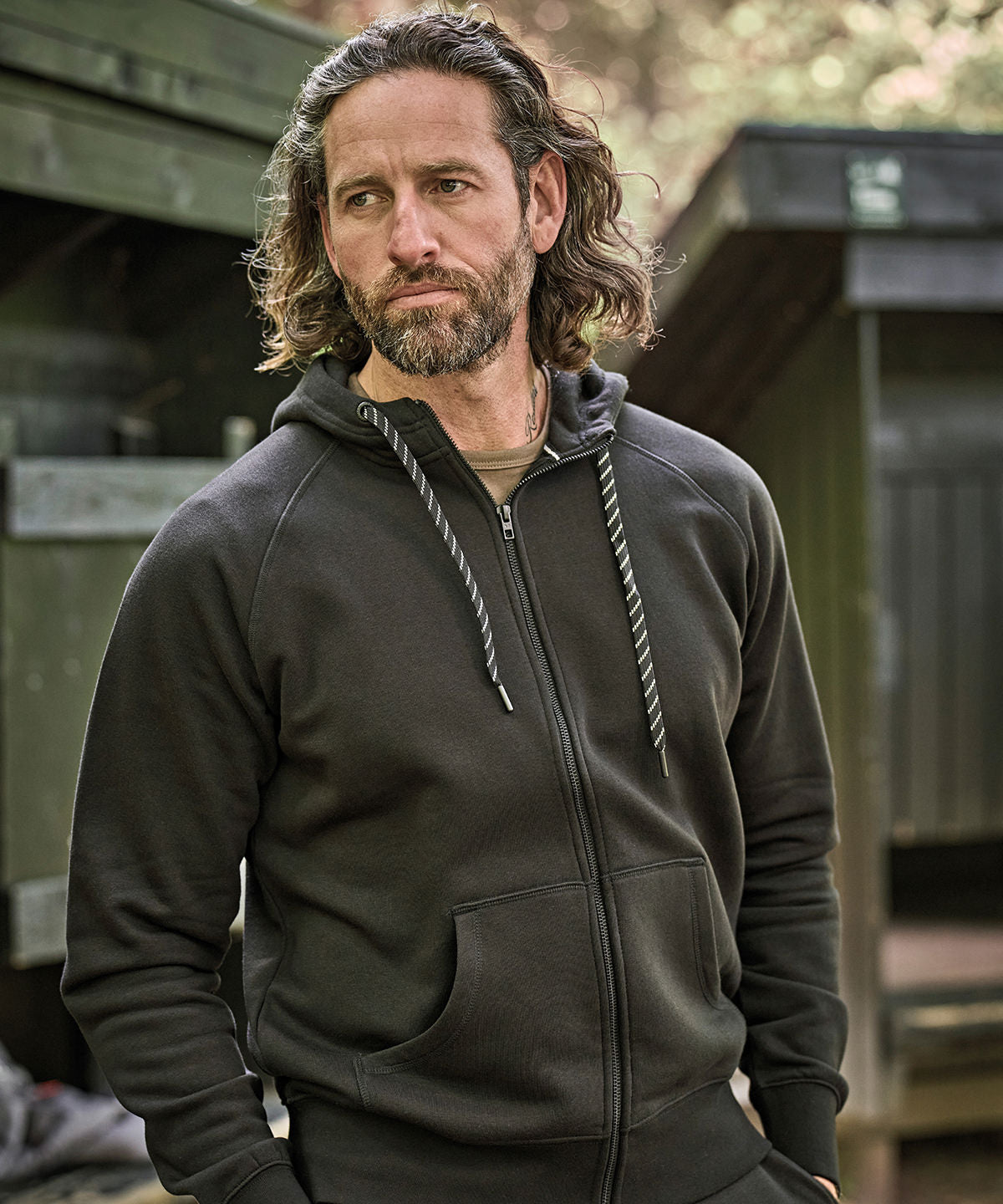 Fashion full-zip hoodie (5435)