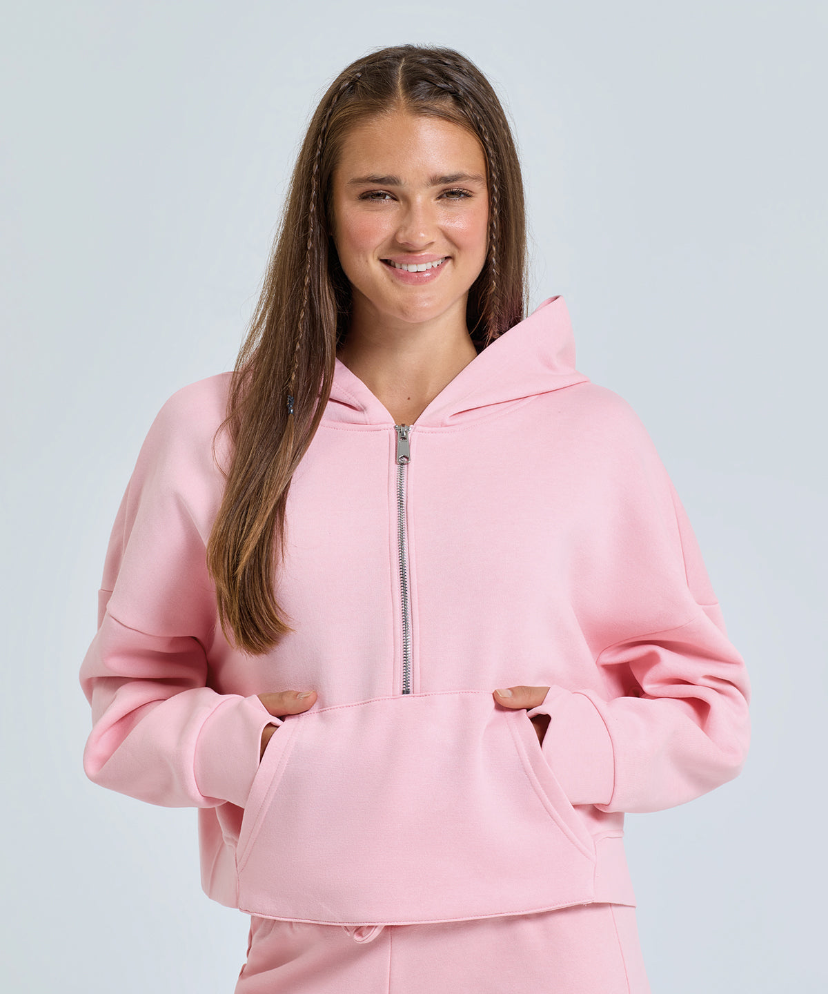 Women's TriDri® half zip hoodie