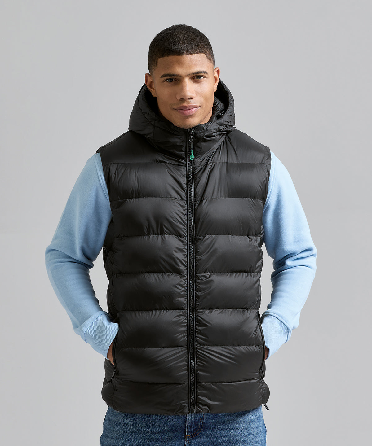 Solitude recycled hooded bodywarmer