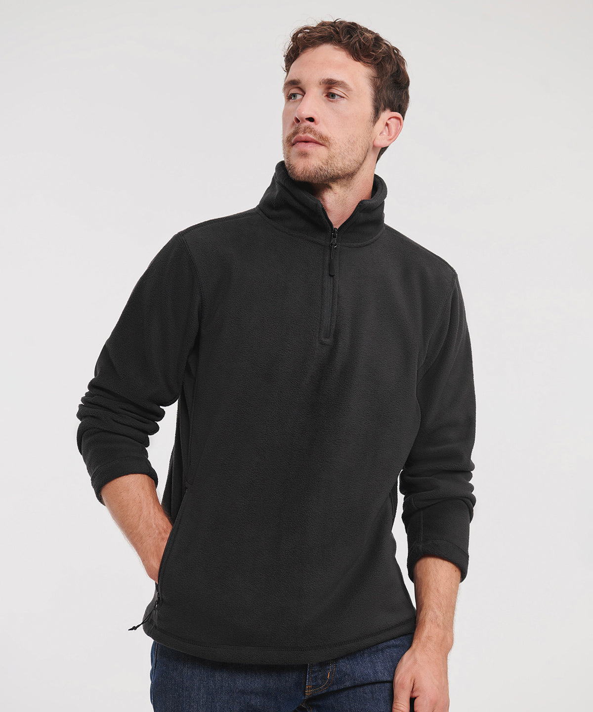 ¼-zip outdoor fleece
