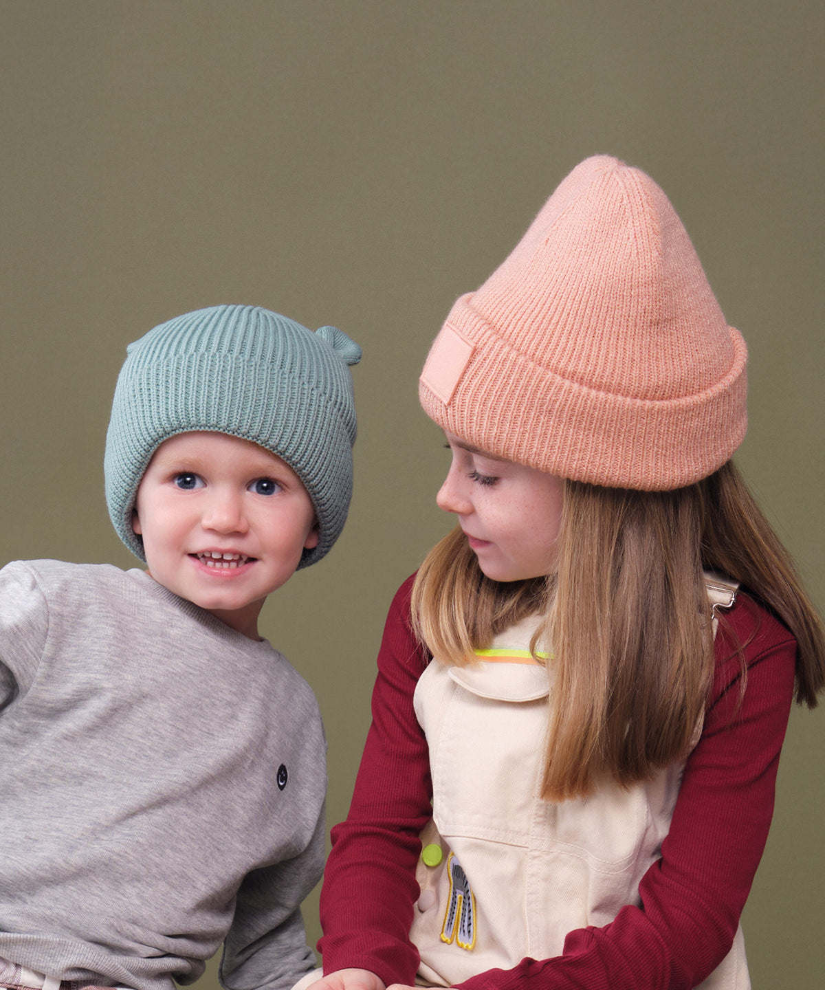 Organic baby bear beanie