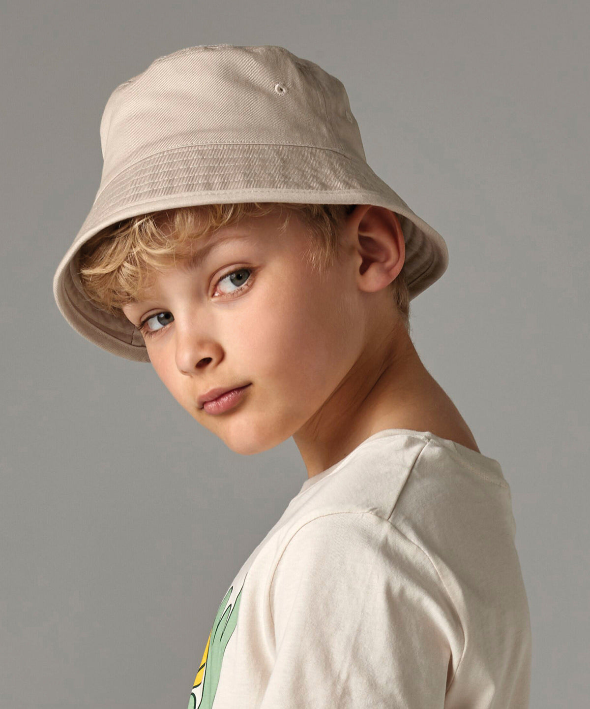 Junior organic cotton bucket hat