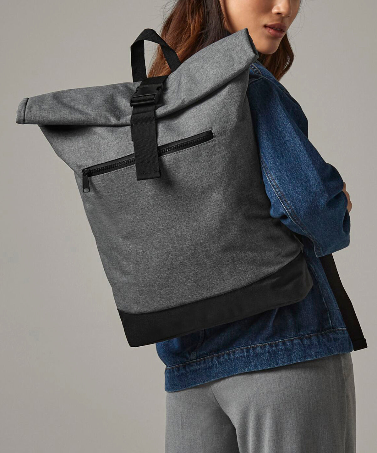 Roll-top backpack