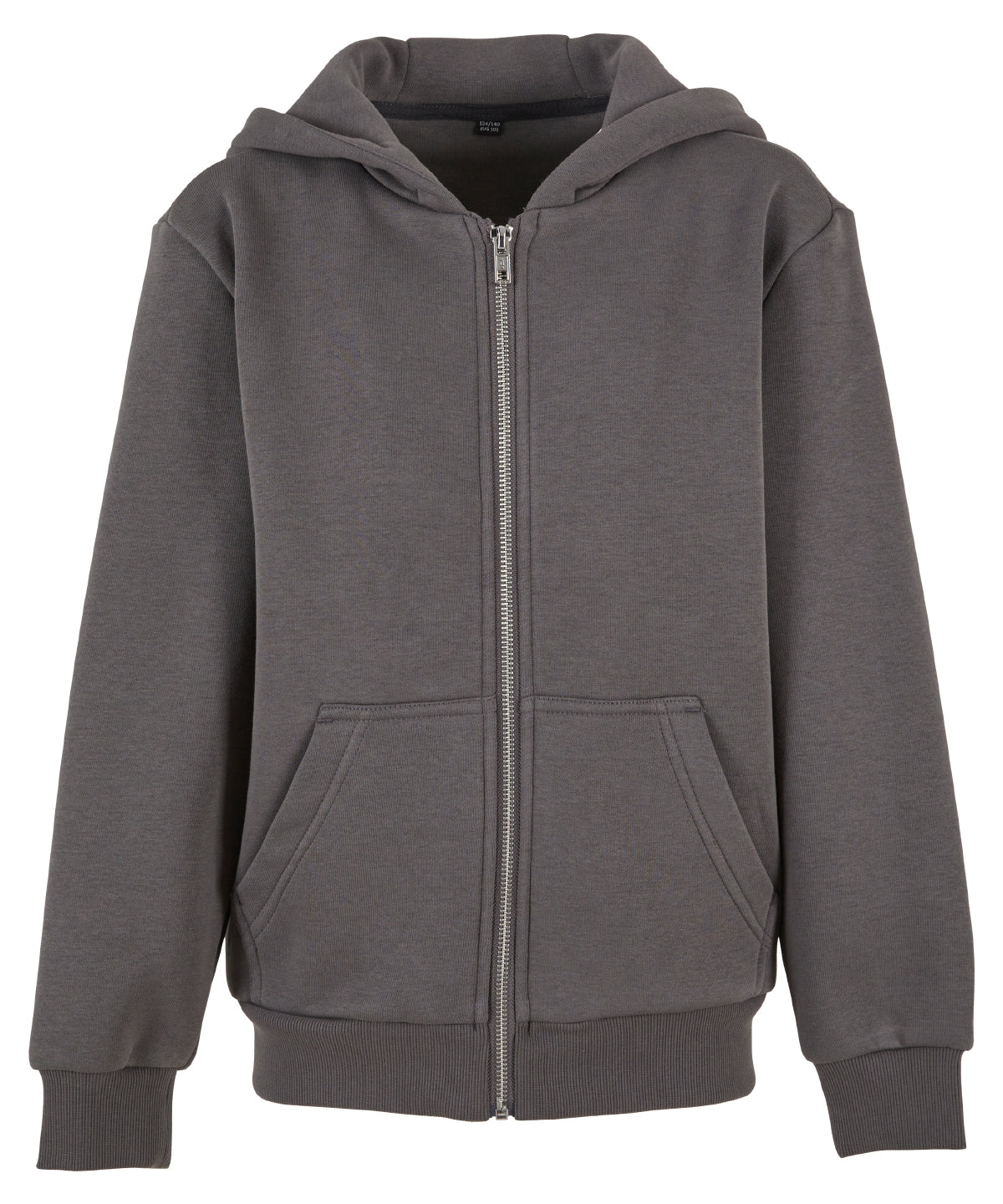 Kids fluffy zip hoodie