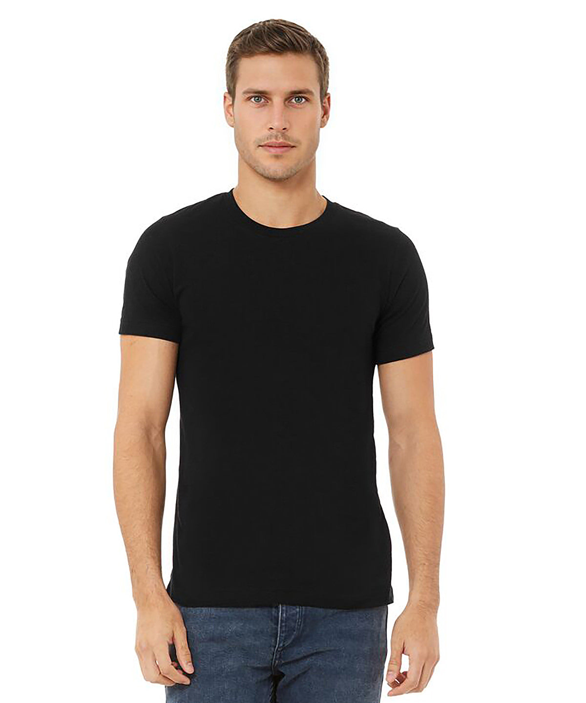 Unisex heather CVC short sleeve t-shirt