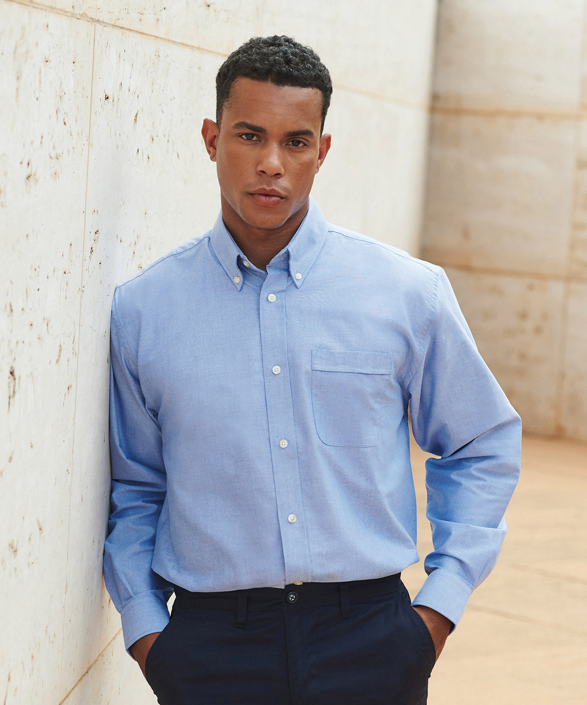 Long sleeve classic Oxford shirt
