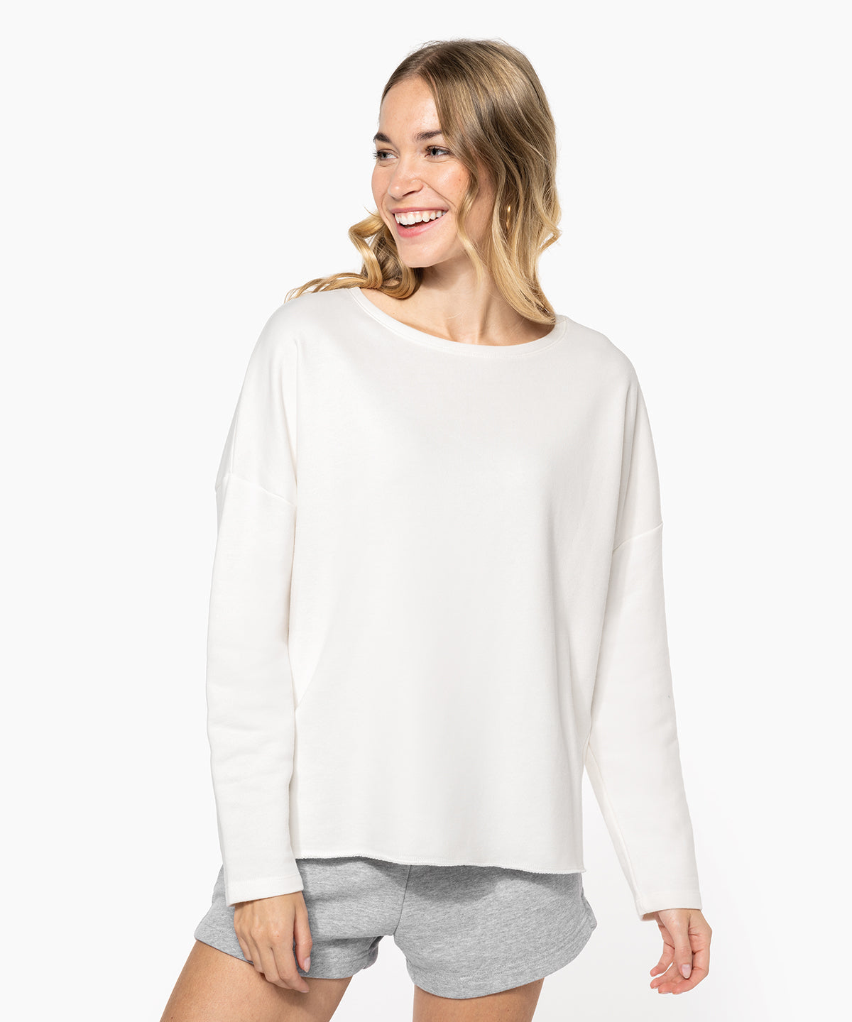 Ladies' oversized sweatshirt
