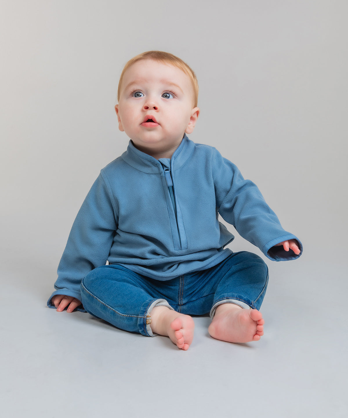 1/2-zip lightweight fleece