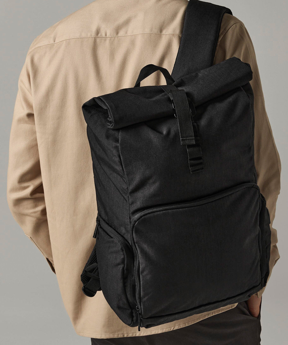 Q-Tech charge roll-top backpack