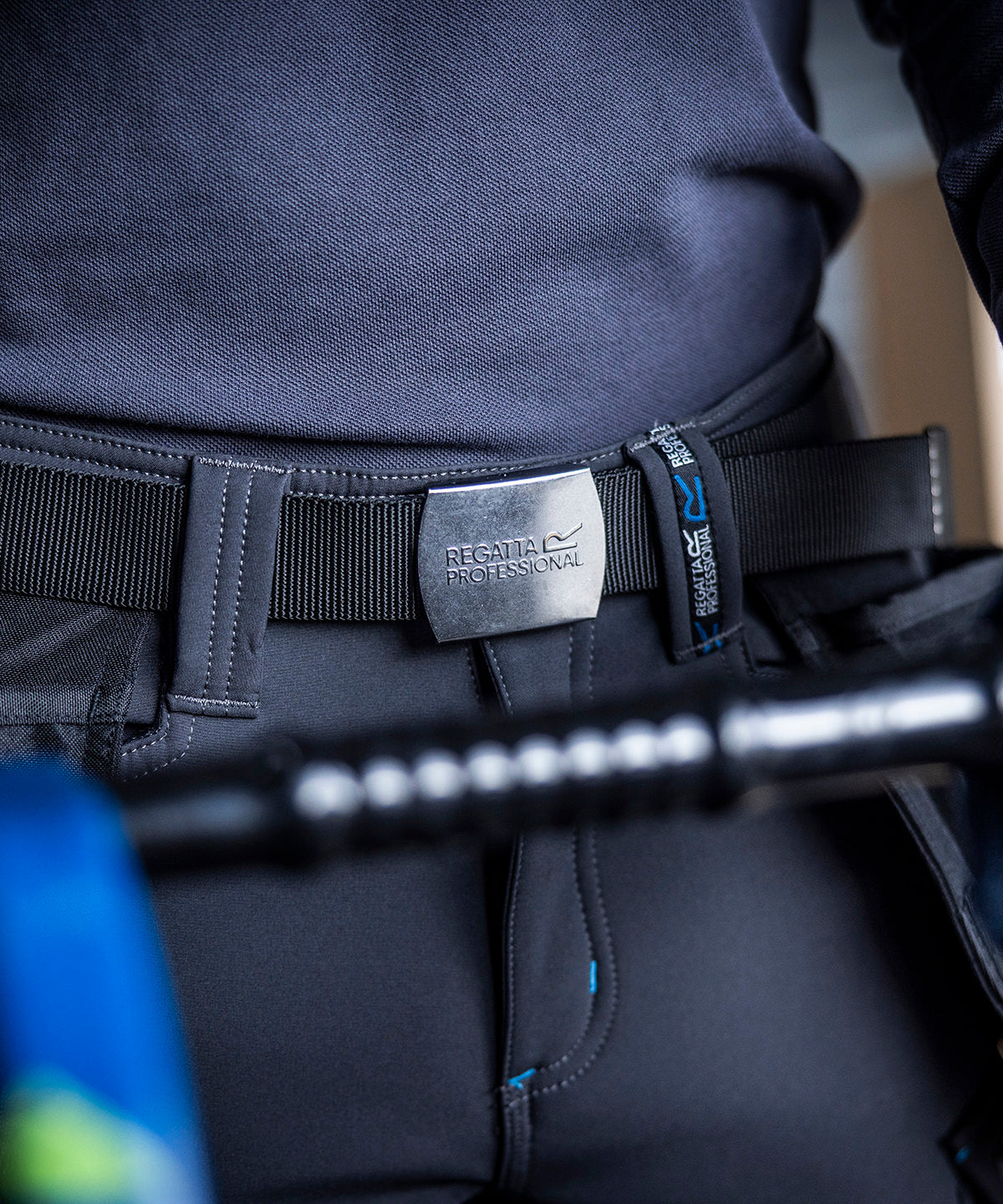 Premium workwear belt with stretch
