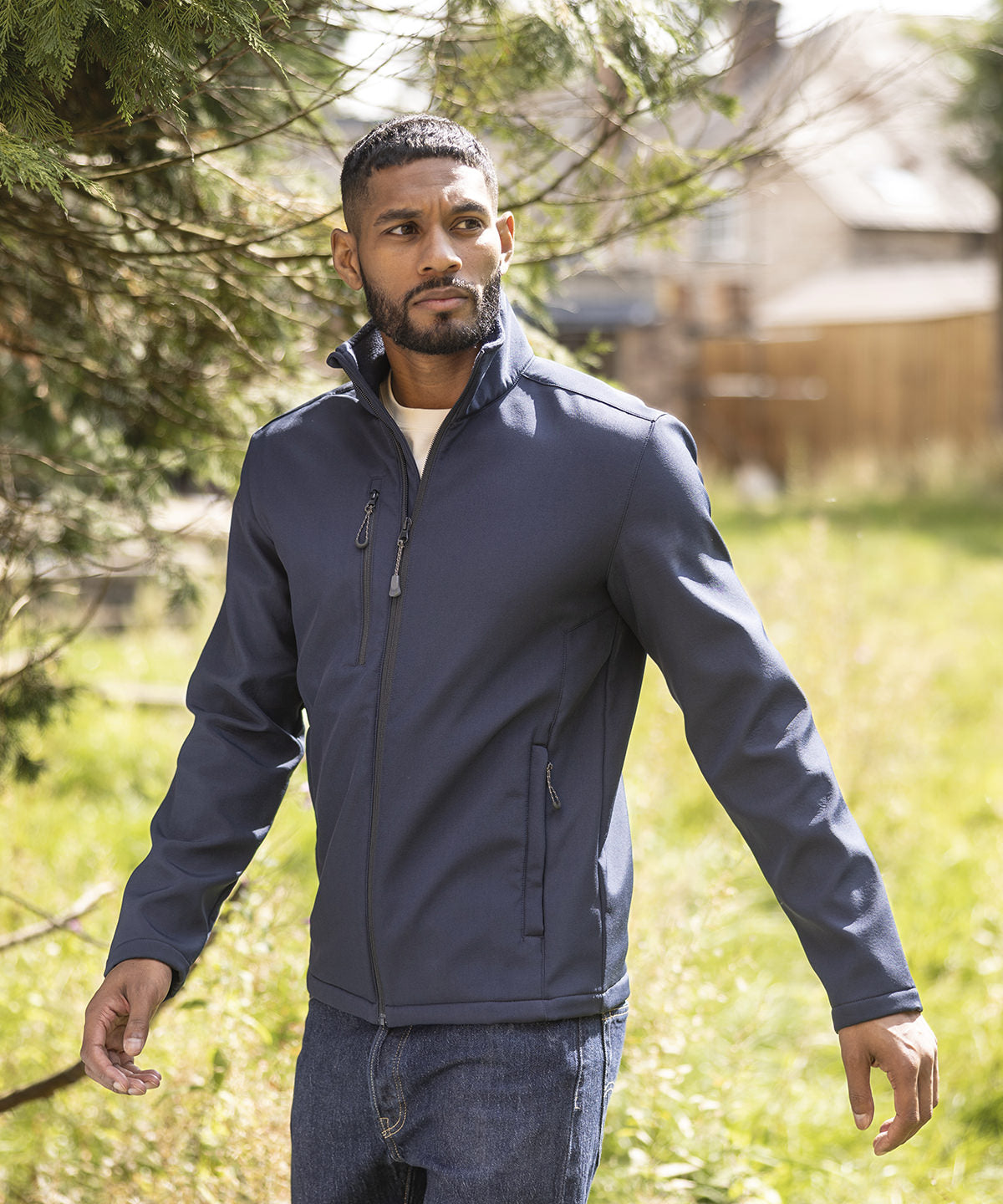 Honestly Made recycled softshell jacket