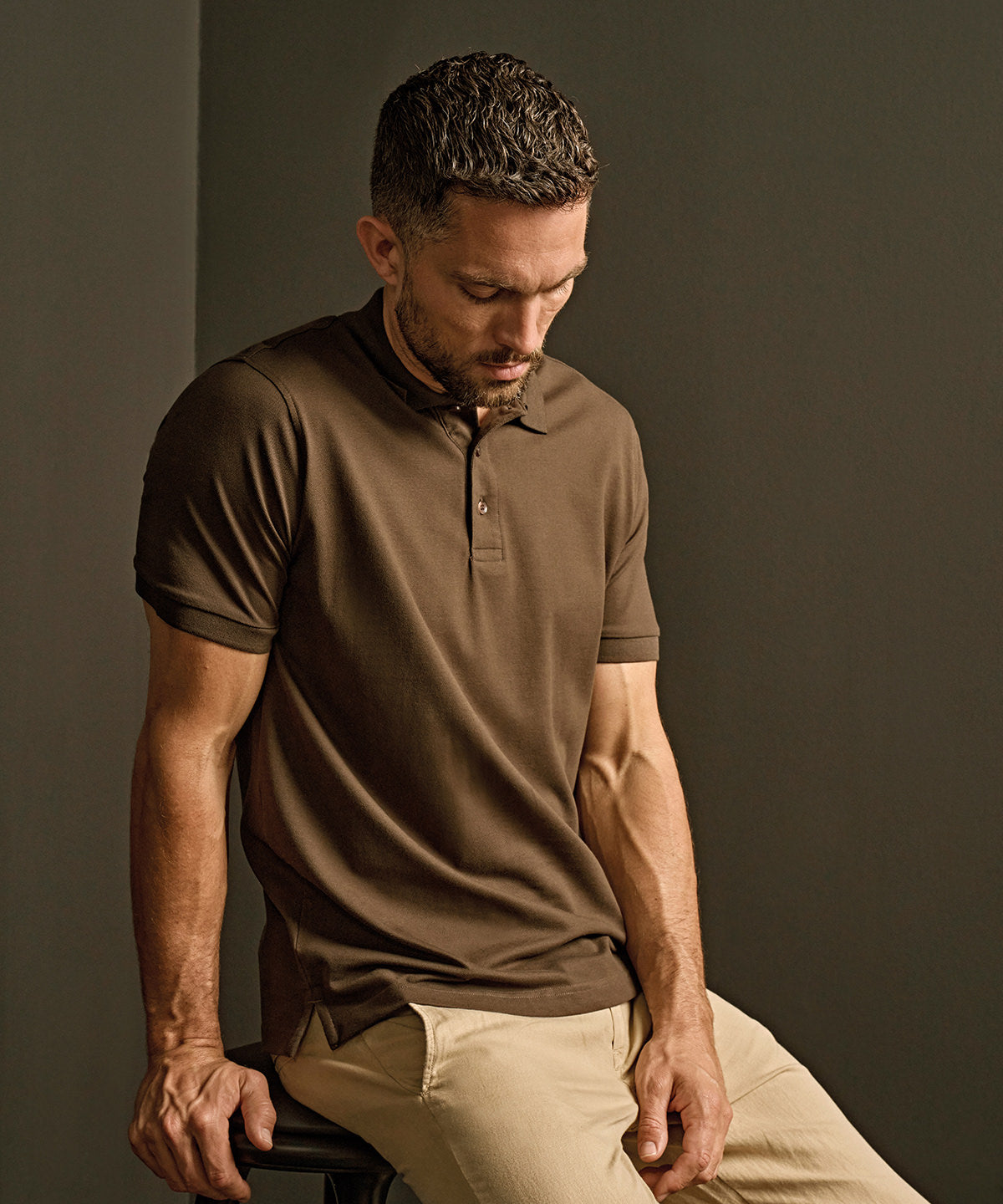 Luxury stretch polo (1405)