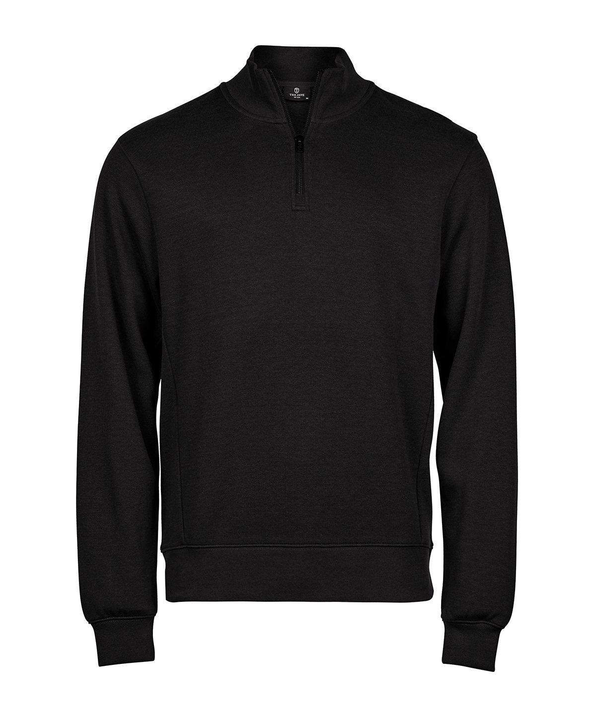 Ribbed interlock half-zip (5506)
