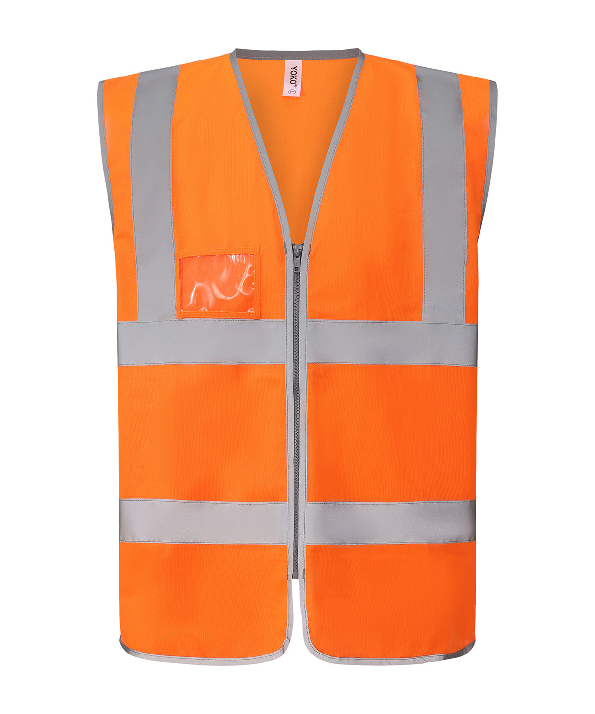 Hi-vis zip ID reflective border waistcoat (HVW103)